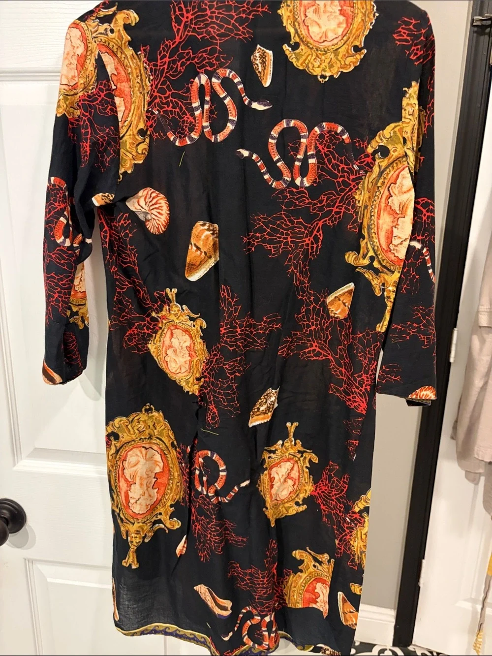 Antica Sartoria vintage inspired black Cover-up